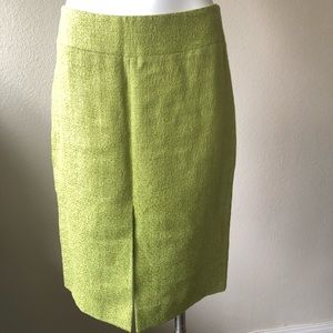DOLCE & GABBANA CHARTREUSE SKIRT SIZE 42/6